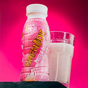 Strawberries and Cream Protein Shake